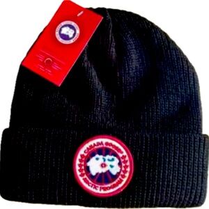 Canada goose black unisex beanie
